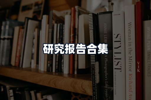 研究报告合集